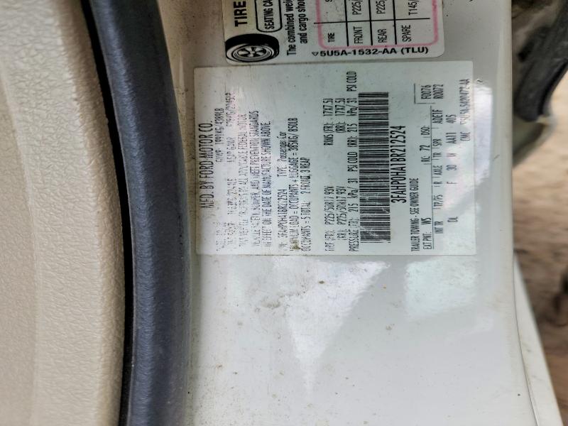 Aukcja sprzedaży 2011 Ford Fusion, vin: 3FAHP0HA1BR212524, numer aukcji: 54220446
