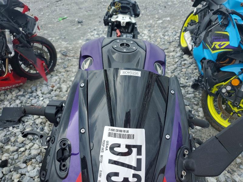 Продаж на аукціоні авто 2021 Honda Cbr1000, vin: JH2SC7718MK400493, номер лоту: 57345676