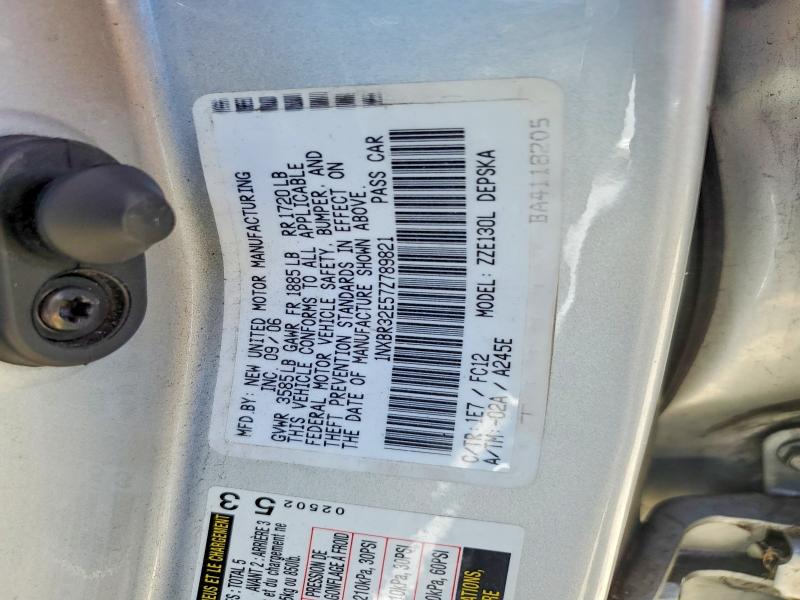 Aukcja sprzedaży 2007 Toyota Corolla, vin: 1NXBR32E57Z789821, numer aukcji: 56656816