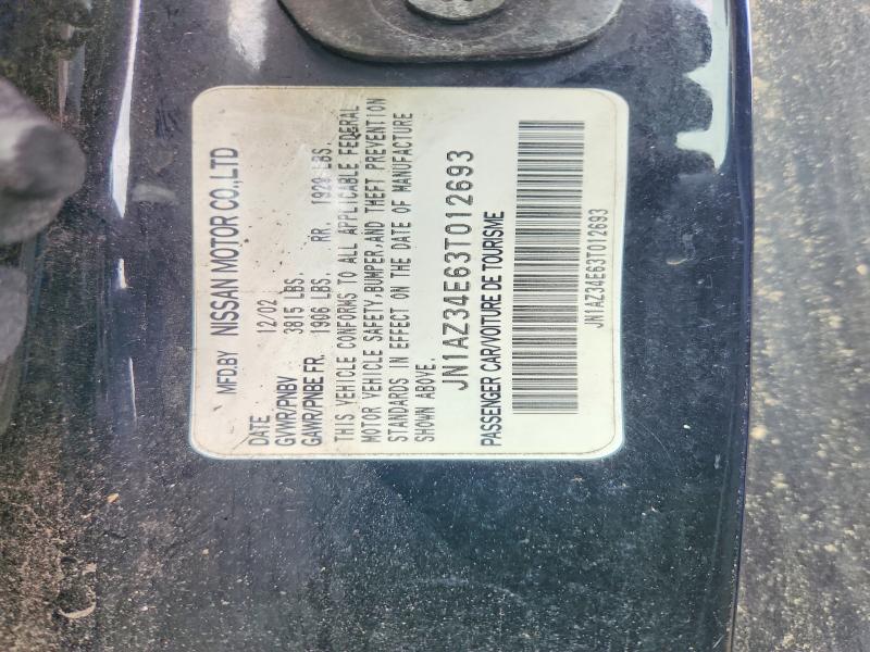 56854306 :رقم المزاد ، JN1AZ34E63T012693 vin ، 2003 Nissan 350z مزاد بيع