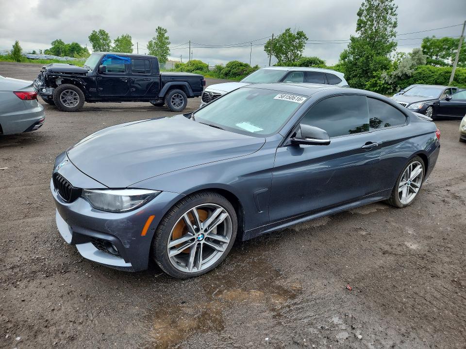 2019 Bmw 430xi მანქანა იყიდება აუქციონზე, vin: WBA4W5C52KAE49536, აუქციონის ნომერი: 58150616