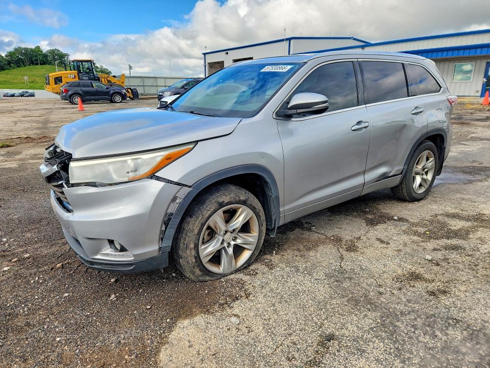 Auction sale of the 2015 Toyota Highlander, vin: 5TDDKRFH0FS118830, lot number: 57530866
