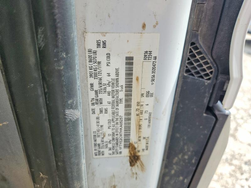 Продаж на аукціоні авто 2017 Ford Transit, vin: 1FTYE2CM7HKA05257, номер лоту: 57363506