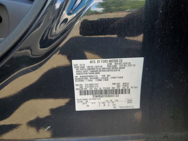 56473566 :رقم المزاد ، 2FMHK6DT4EBD41133 vin ، 2014 Ford Flex مزاد بيع