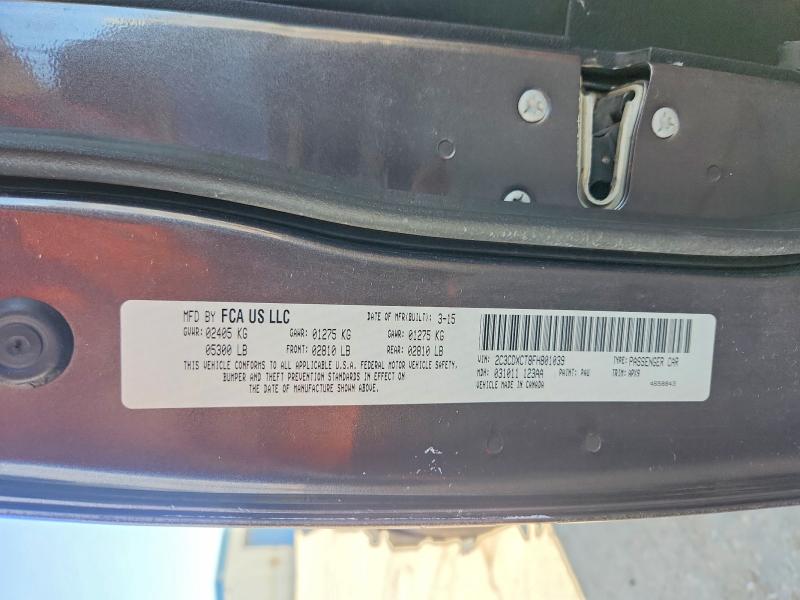 Aukcja sprzedaży 2015 Dodge Charger, vin: 2C3CDXCT8FH801039, numer aukcji: 57859946