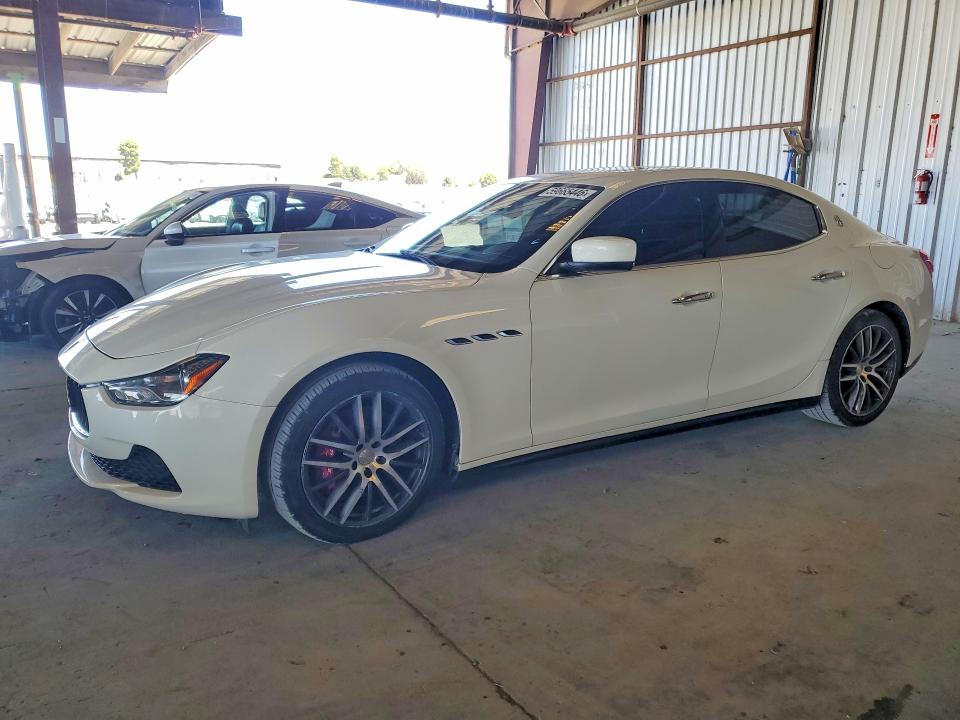 2015 Maserati Ghibli მანქანა იყიდება აუქციონზე, vin: ZAM57XSA4F1131589, აუქციონის ნომერი: 59665446