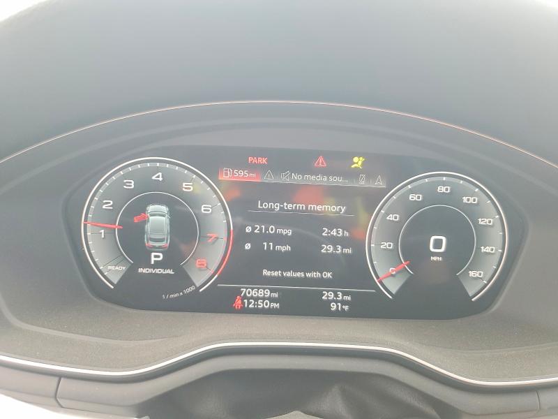 Aukcja sprzedaży 2022 Audi A5, vin: WAUFACF50NA040203, numer aukcji: 57612036