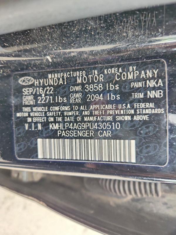 Продажа на аукционе авто 2023 Hyundai Elantra, vin: KMHLP4AG9PU430510, номер лота: 57856266