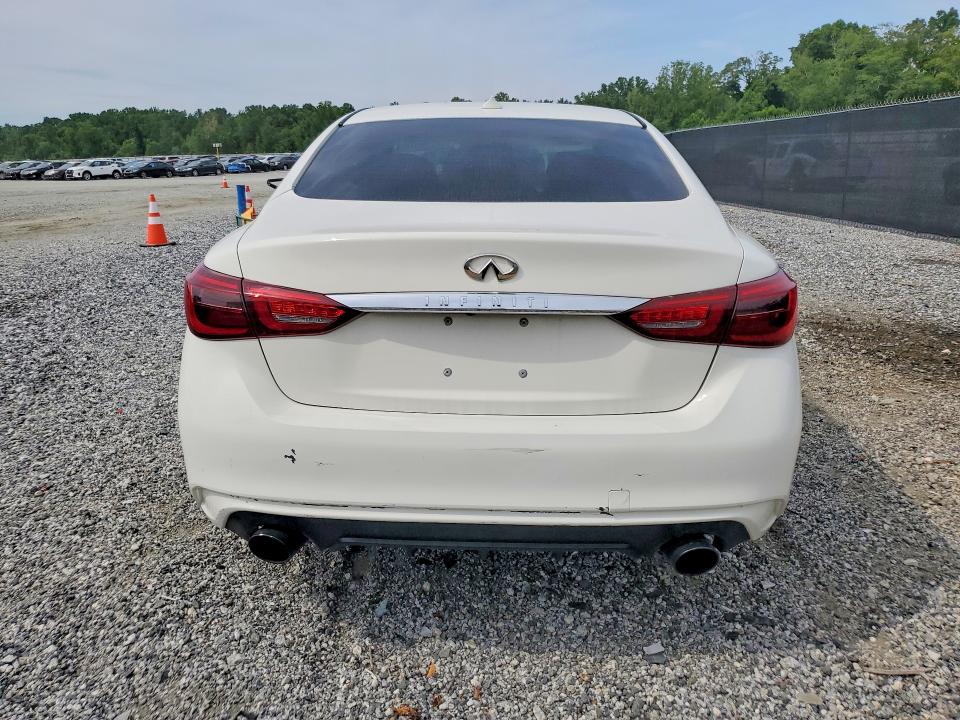 2018 Infiniti Q50 მანქანა იყიდება აუქციონზე, vin: JN1EV7AR7JM445197, აუქციონის ნომერი: 58758076