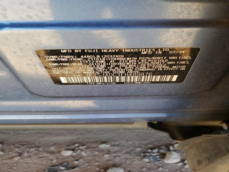 2015 Subaru Forester მანქანა იყიდება აუქციონზე, vin: JF2SJADC3FH489876, აუქციონის ნომერი: 54917736