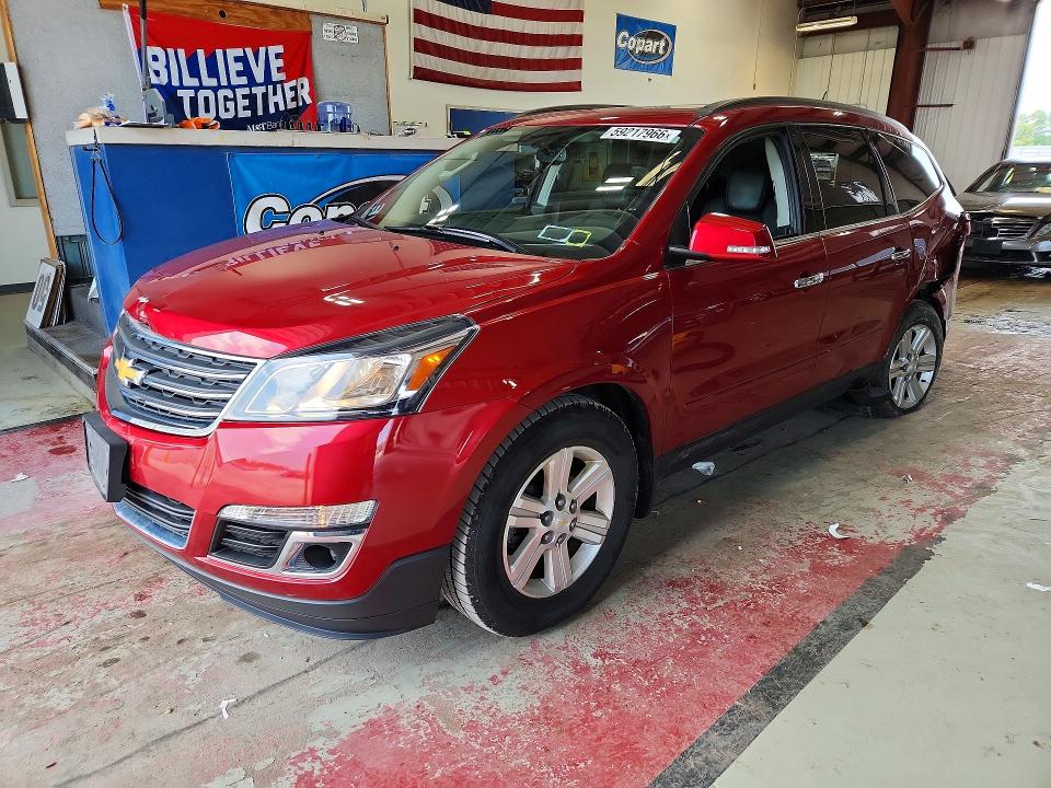 59217966 :رقم المزاد ، 1GNKVHKD1EJ329338 vin ، 2014 Chevrolet Traverse مزاد بيع