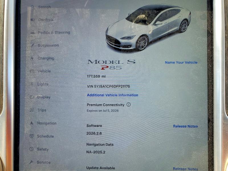 Продажа на аукционе авто 2013 Tesla Model S, vin: 5YJSA1CP6DFP21175, номер лота: 58428206