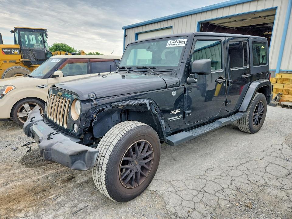 57621596 :رقم المزاد ، 1C4BJWEG1GL108070 vin ، 2016 Jeep Wrangler Unlimited مزاد بيع