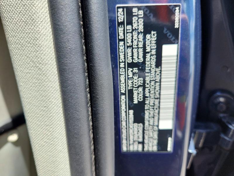 2025 Volvo Xc60 მანქანა იყიდება აუქციონზე, vin: YV4M12RC4S1152848, აუქციონის ნომერი: 59148476