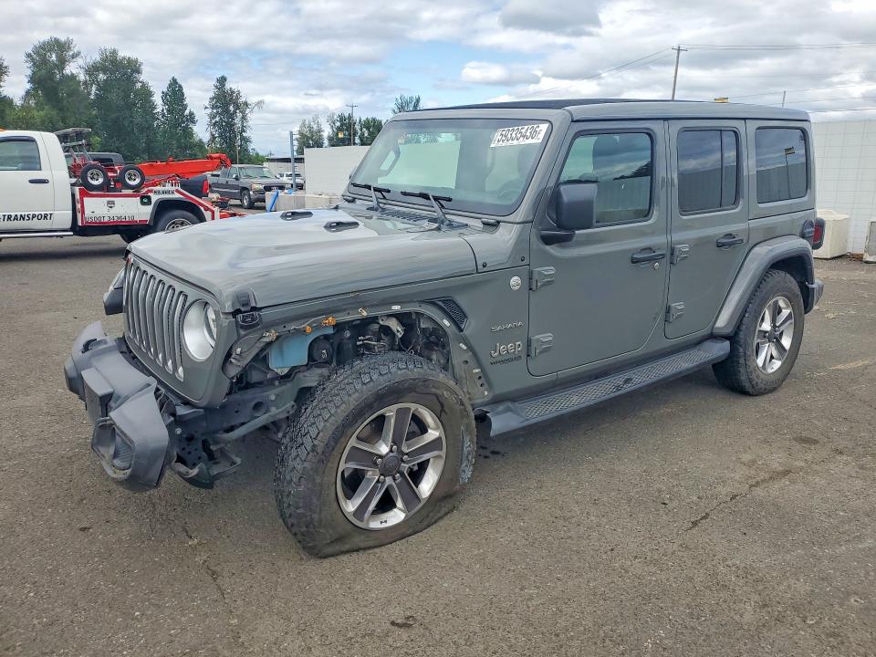 2020 Jeep Wrangler Unlimited მანქანა იყიდება აუქციონზე, vin: 1C4HJXEN6LW224517, აუქციონის ნომერი: 59335436
