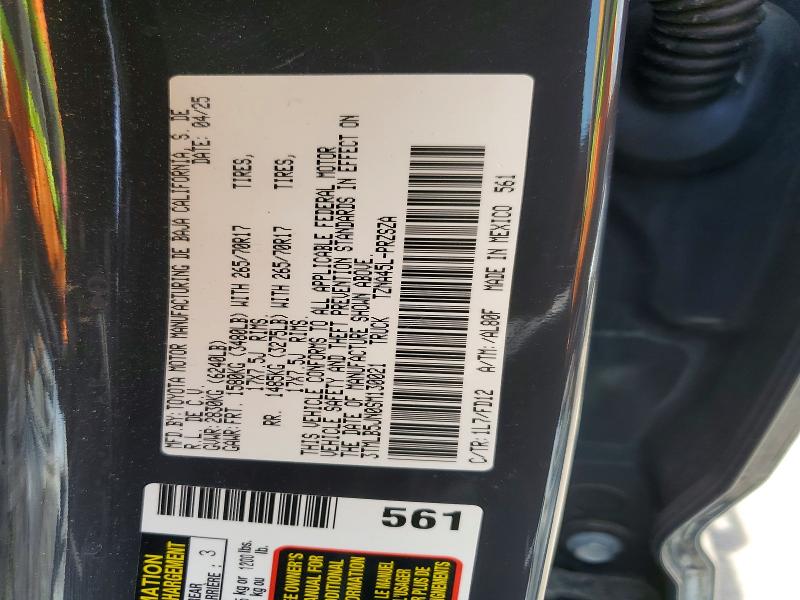 2025 Toyota Tacoma მანქანა იყიდება აუქციონზე, vin: 3TMLB5JN0SM130021, აუქციონის ნომერი: 58042656