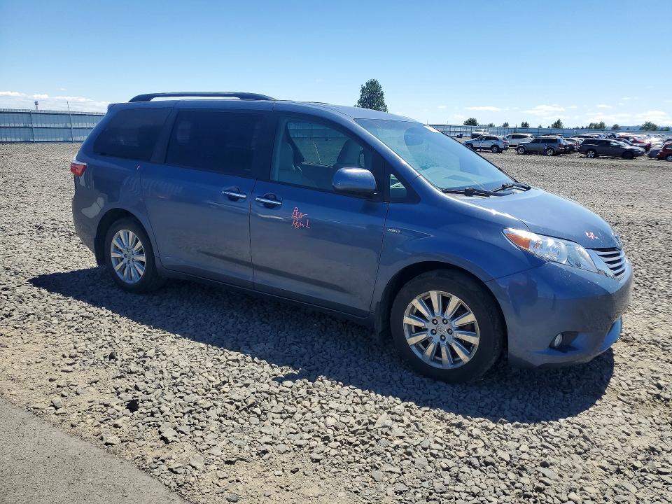 58145126 :رقم المزاد ، 5TDDZ3DC3HS160721 vin ، 2017 Toyota Sienna مزاد بيع