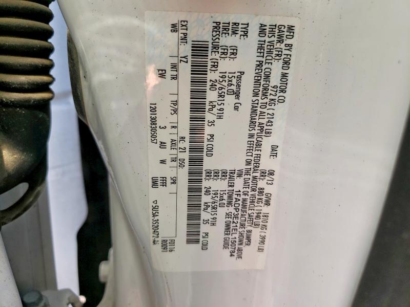 56377006 :رقم المزاد ، 1FADP3E21EL150784 vin ، 2014 Ford Focus مزاد بيع