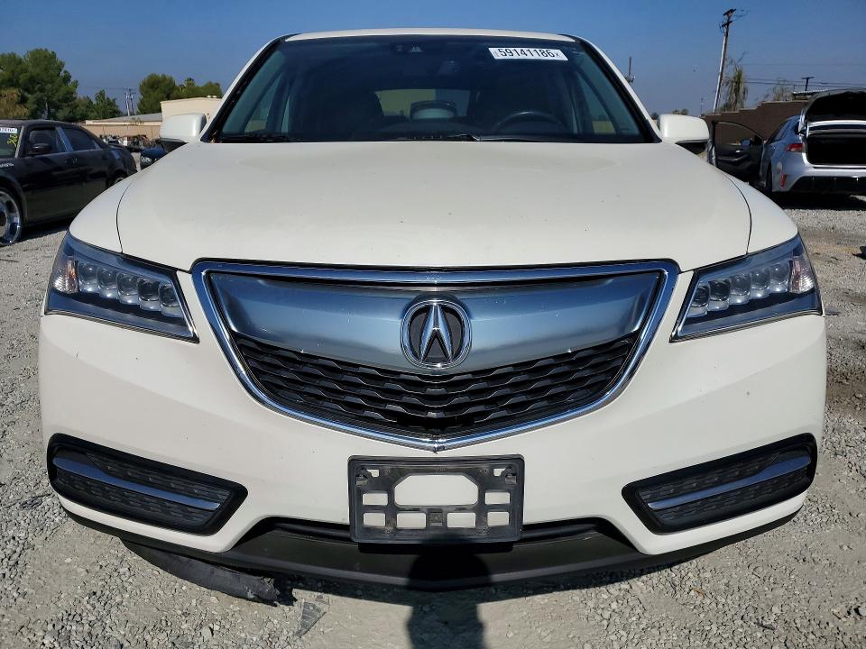 59141186 :رقم المزاد ، 5FRYD4H44GB035253 vin ، 2016 Acura Mdx مزاد بيع