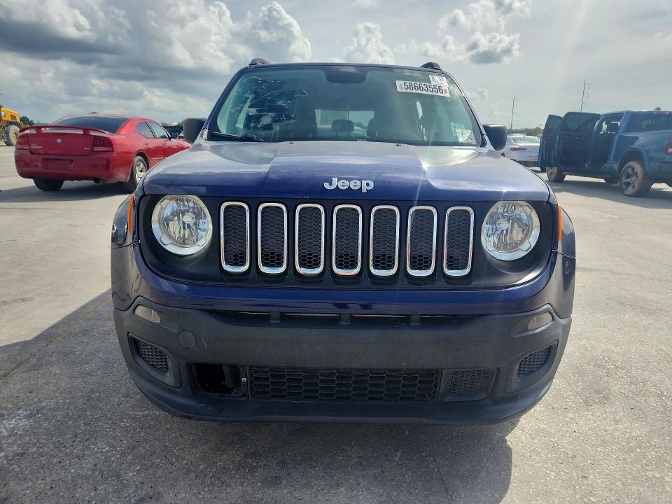 Продажа на аукционе авто 2017 Jeep Renegade, vin: ZACCJAAB8HPF83732, номер лота: 58663556