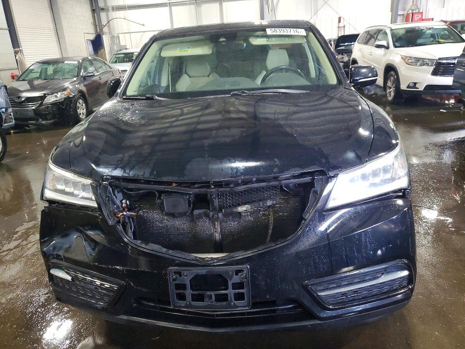 Продажа на аукционе авто 2016 Acura Mdx, vin: 5FRYD4H29GB015952, номер лота: 58393716