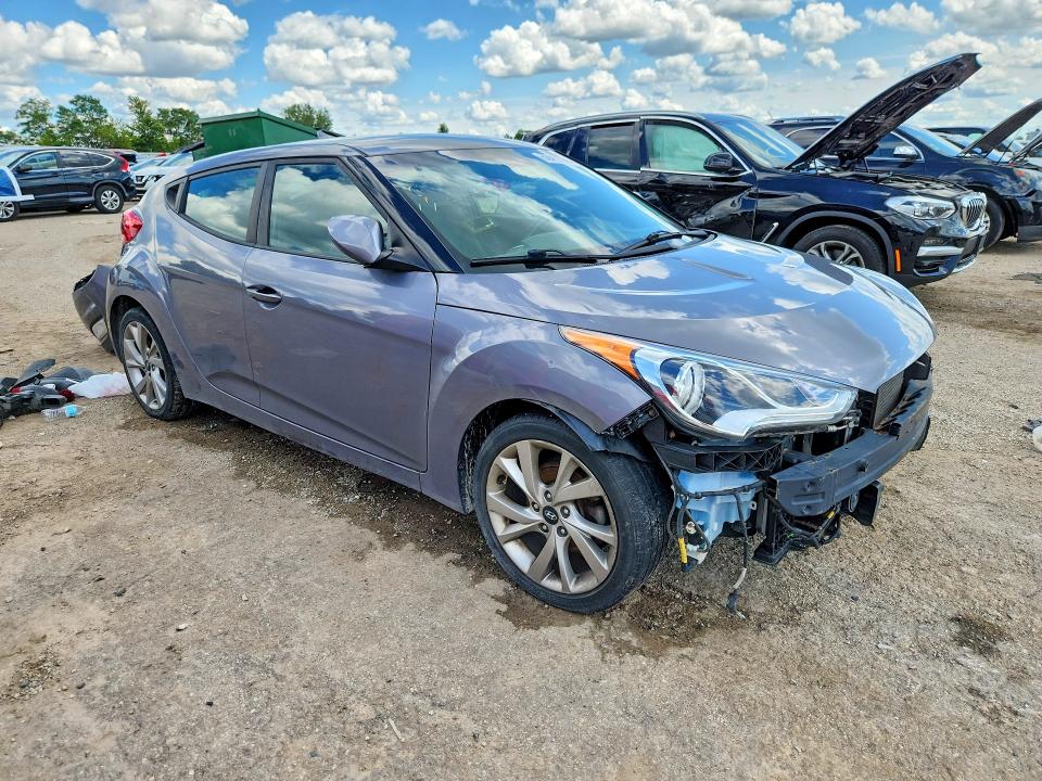 2017 Hyundai Veloster მანქანა იყიდება აუქციონზე, vin: KMHTC6AD2HU306335, აუქციონის ნომერი: 56410836