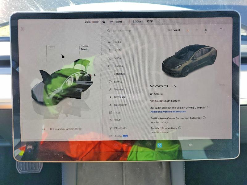 Aukcja sprzedaży 2023 Tesla Model 3, vin: 5YJ3E1EA2PF550074, numer aukcji: 53395146