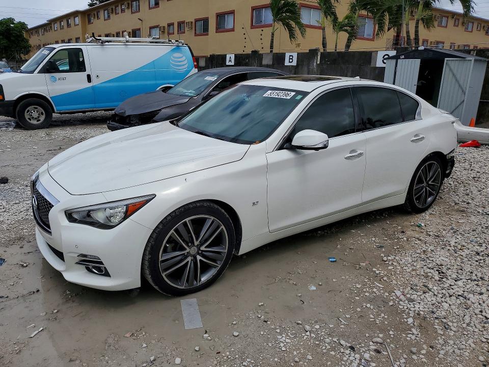 55192396 :رقم المزاد ، JN1BV7APXEM693340 vin ، 2014 Infiniti Q50 مزاد بيع