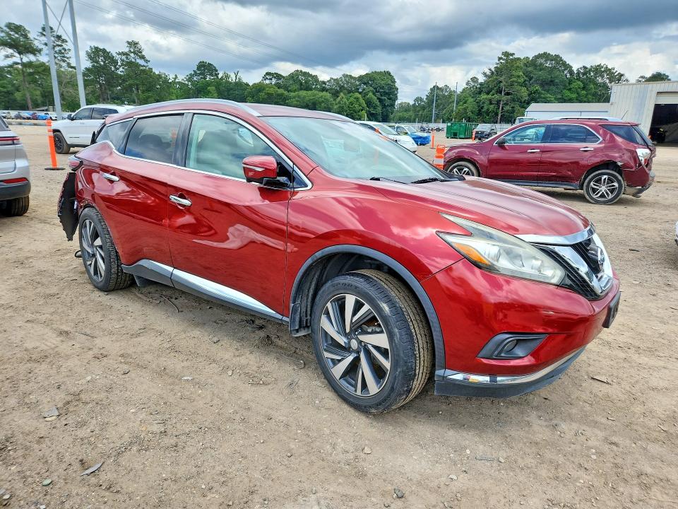 2015 Nissan Murano მანქანა იყიდება აუქციონზე, vin: 5N1AZ2MG1FN260895, აუქციონის ნომერი: 55604306