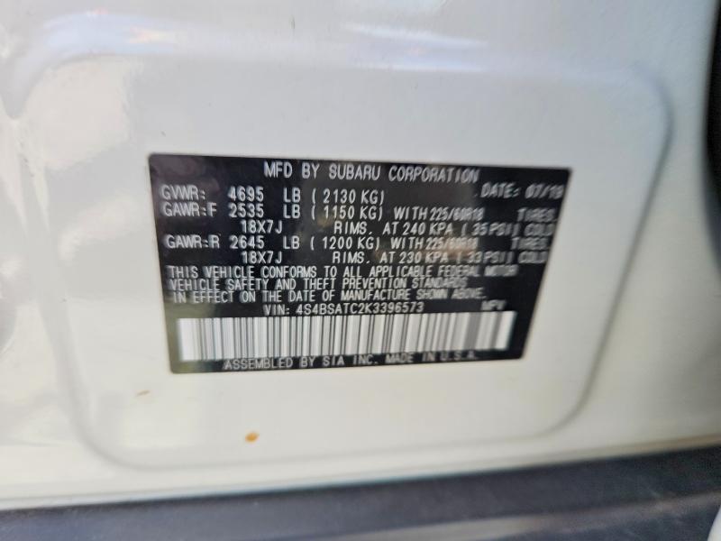 Продажа на аукционе авто 2019 Subaru Outback, vin: 4S4BSATC2K3396573, номер лота: 57747836