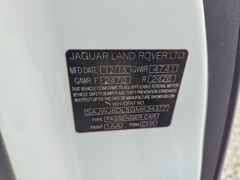 57836046 :رقم المزاد ، SAJWJ6DL5GMK34377 vin ، 2016 Jaguar F-type مزاد بيع