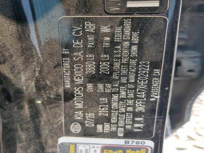 Продаж на аукціоні авто 2017 Kia Forte, vin: 3KPFL4A7XHE029223, номер лоту: 58484346