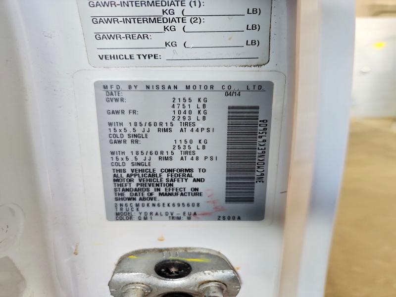 57821486 :رقم المزاد ، 3N6CM0KN6EK695608 vin ، 2014 Nissan Nv 2500 مزاد بيع