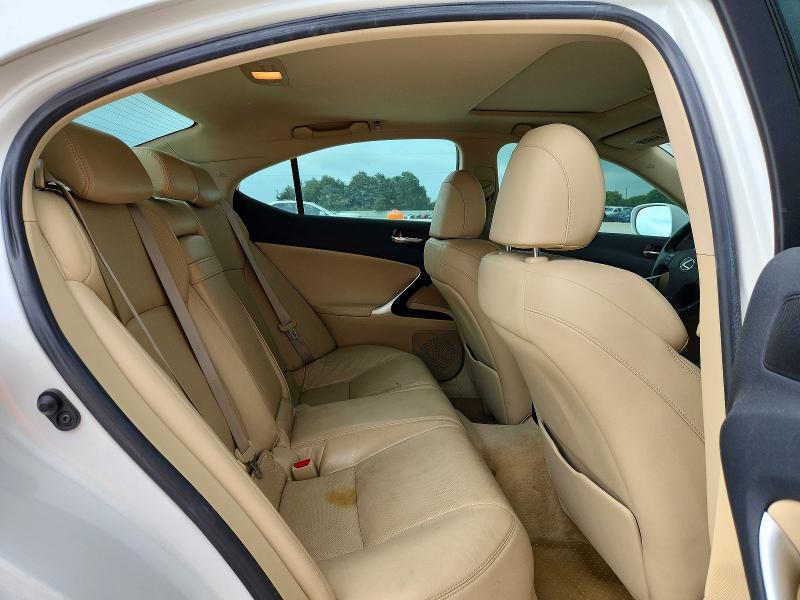 Aukcja sprzedaży 2007 Lexus Is, vin: JTHBK262672044945, numer aukcji: 56038196