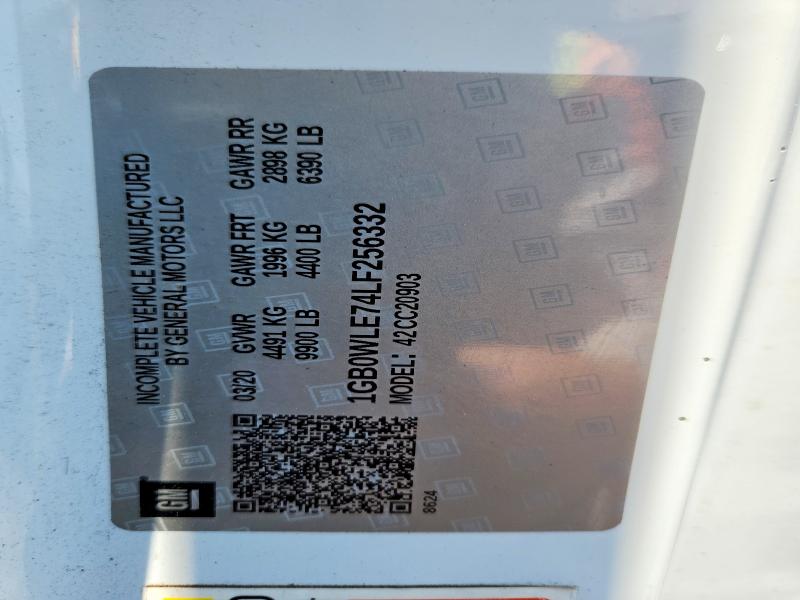 56529886 :رقم المزاد ، 1GB0WLE74LF256332 vin ، 2020 Chevrolet Silverado مزاد بيع