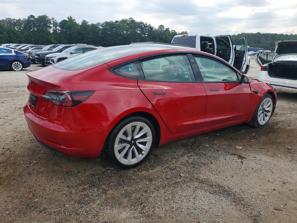 2022 Tesla Model 3 მანქანა იყიდება აუქციონზე, vin: 5YJ3E1EA8NF372572, აუქციონის ნომერი: 56759966