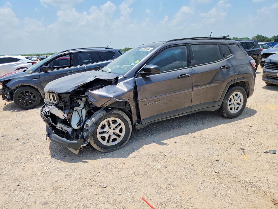 2018 Jeep Compass მანქანა იყიდება აუქციონზე, vin: 3C4NJCAB1JT102612, აუქციონის ნომერი: 55839206