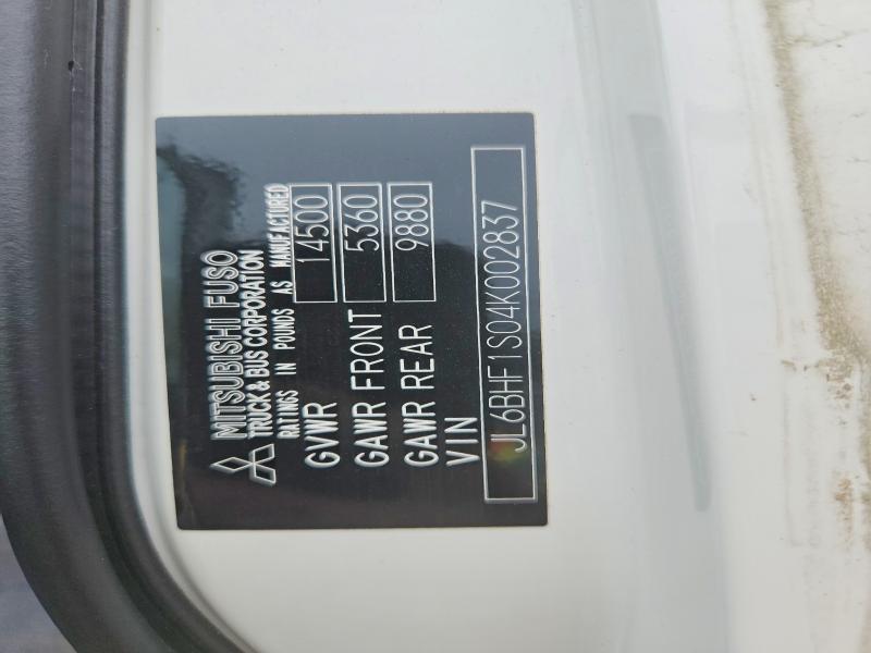 2004 Mitsubishi Fuso Truck Of America Inc Fe მანქანა იყიდება აუქციონზე, vin: JL6BHF1S04K002837, აუქციონის ნომერი: 56485626