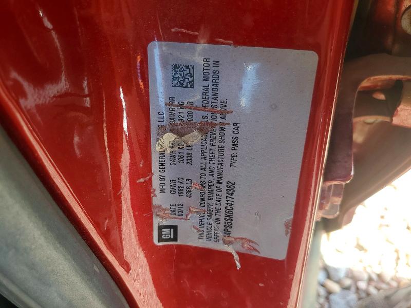 Aukcja sprzedaży 2012 Buick Verano, vin: 1G4PS5SK6C4174362, numer aukcji: 55595386