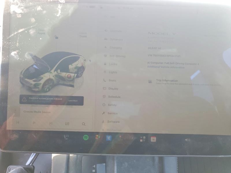 Aukcja sprzedaży 2023 Tesla Model Y, vin: 7SAYGDEEXPF842501, numer aukcji: 57259836