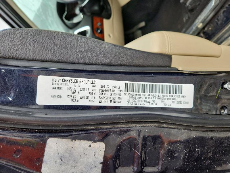 2014 Dodge Durango მანქანა იყიდება აუქციონზე, vin: 1C4RDHDG1EC369585, აუქციონის ნომერი: 54955766