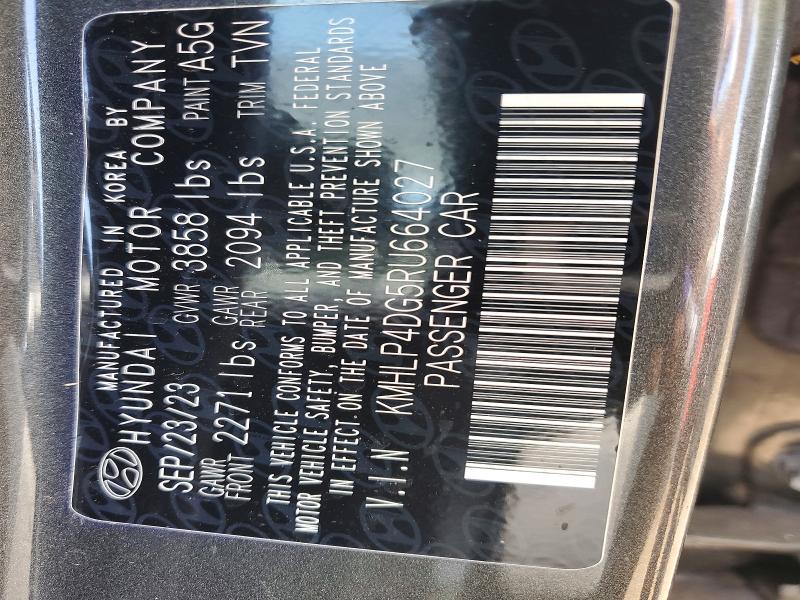 Aukcja sprzedaży 2024 Hyundai Elantra, vin: KMHLP4DG5RU664027, numer aukcji: 55134616