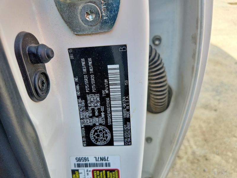 2016 Toyota Sequoia მანქანა იყიდება აუქციონზე, vin: 5TDDY5G15GS127856, აუქციონის ნომერი: 58833876