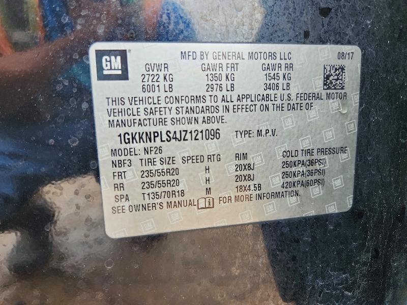 Продажа на аукционе авто 2018 Gmc Acadia, vin: 1GKKNPLS4JZ121096, номер лота: 56122666