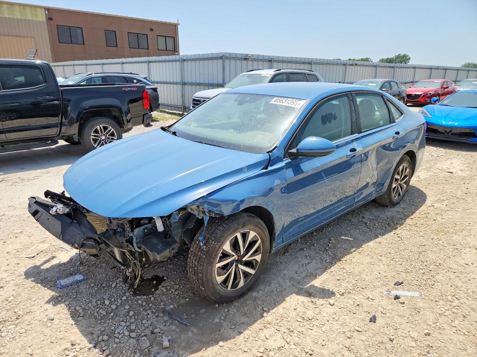 2025 Volkswagen Jetta მანქანა იყიდება აუქციონზე, vin: 3VW5X7BU0SM086059, აუქციონის ნომერი: 85631395