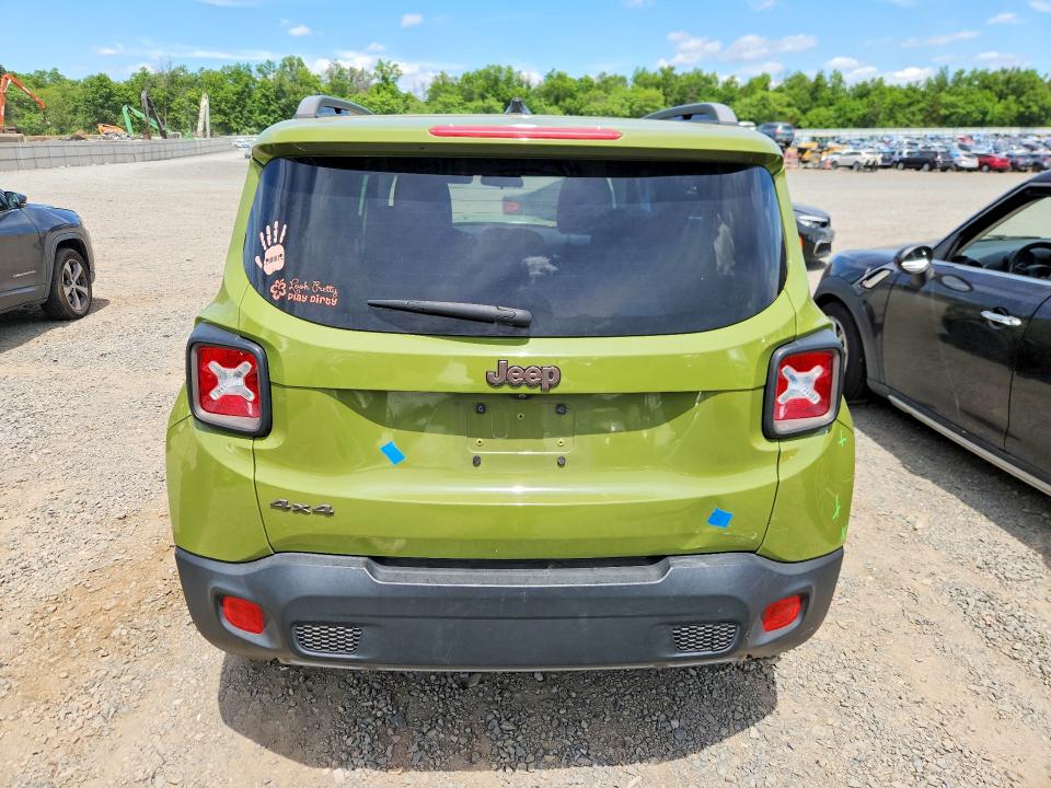 Aukcja sprzedaży 2016 Jeep Renegade, vin: ZACCJBBT5GPD66327, numer aukcji: 58028896