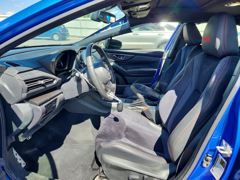 Продажа на аукционе авто 2022 Subaru Wrx, vin: JF1VBAL60N9023647, номер лота: 56826286