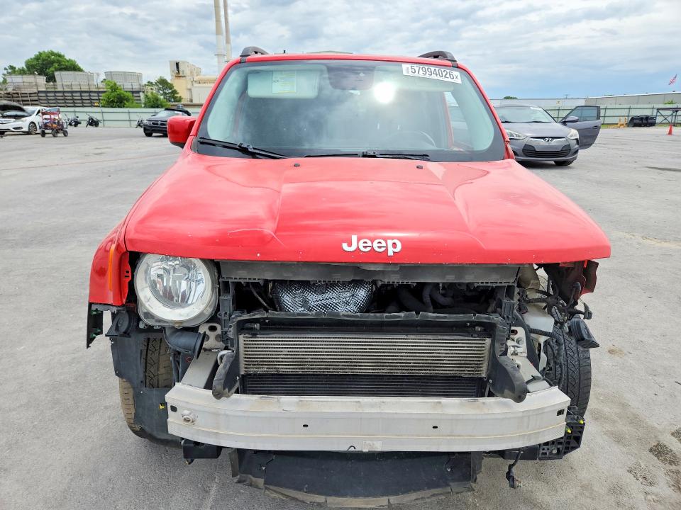 Продажа на аукционе авто 2016 Jeep Renegade, vin: ZACCJBBT7GPE08285, номер лота: 57994026