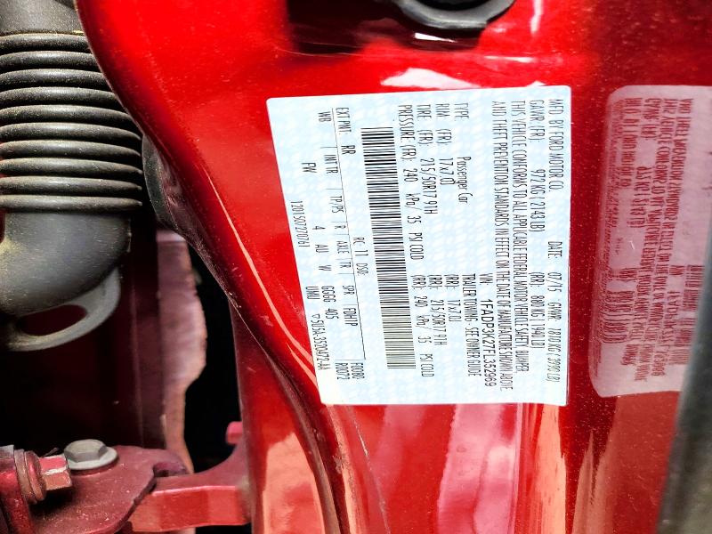 57598816 :رقم المزاد ، 1FADP3K27FL352969 vin ، 2015 Ford Focus مزاد بيع