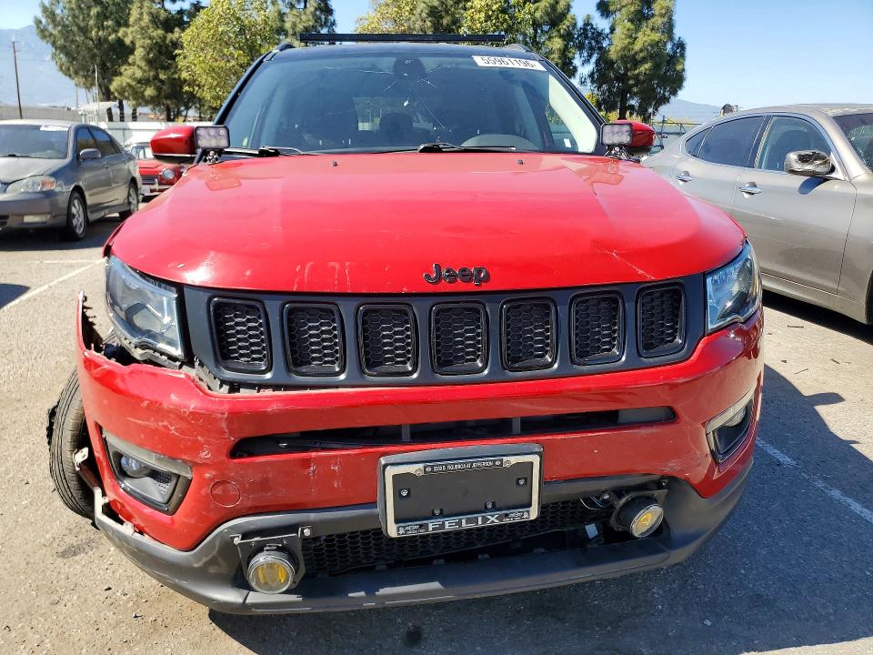 2020 Jeep Compass მანქანა იყიდება აუქციონზე, vin: 3C4NJDBB5LT120344, აუქციონის ნომერი: 55961196